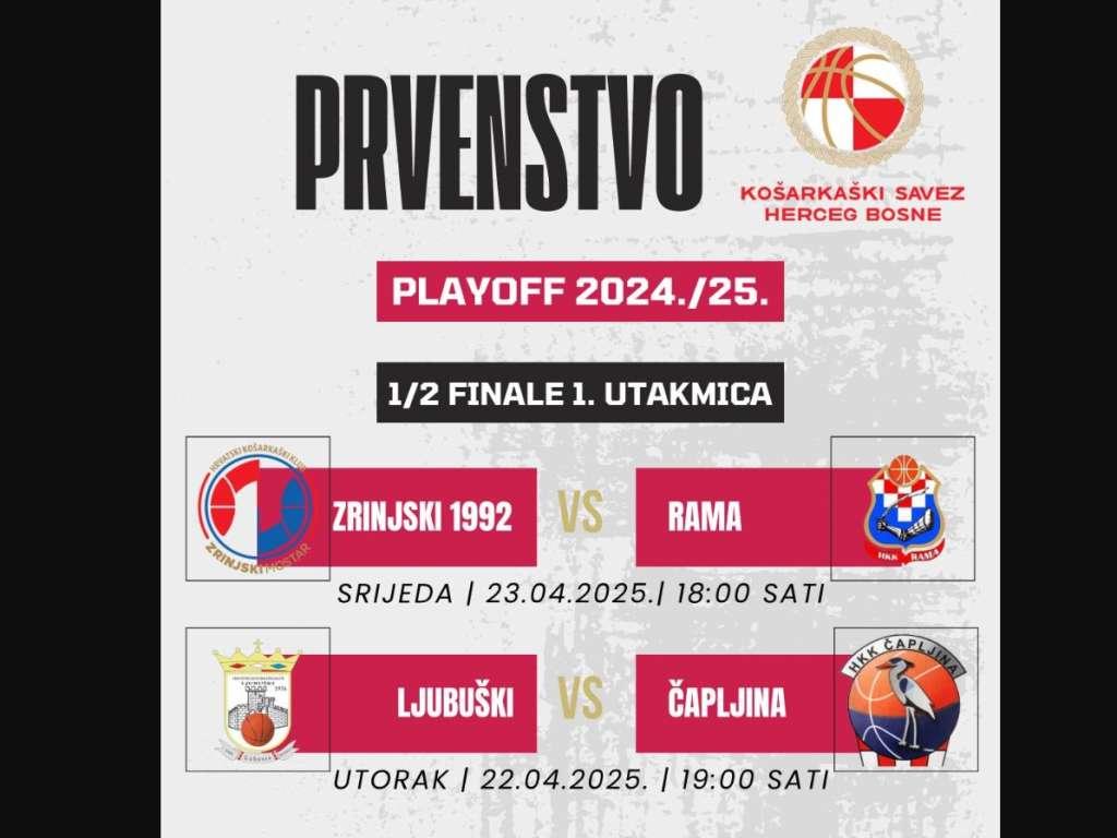 Počinje playoff košarkaškog prvenstva Herceg Bosne
