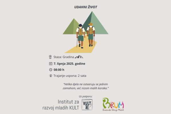 BRUM Poziv na izlet: Uspon stazom Gradina za sve ljubitelje prirode