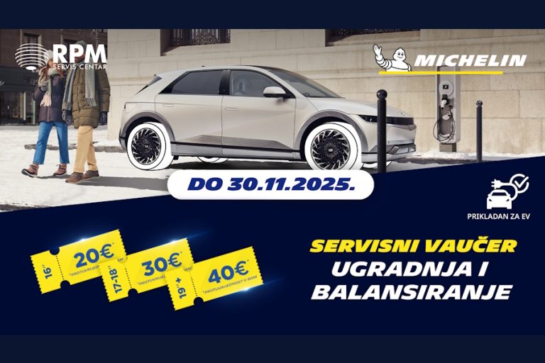 Besplatna montaža Michelinovih guma u RPM servisima