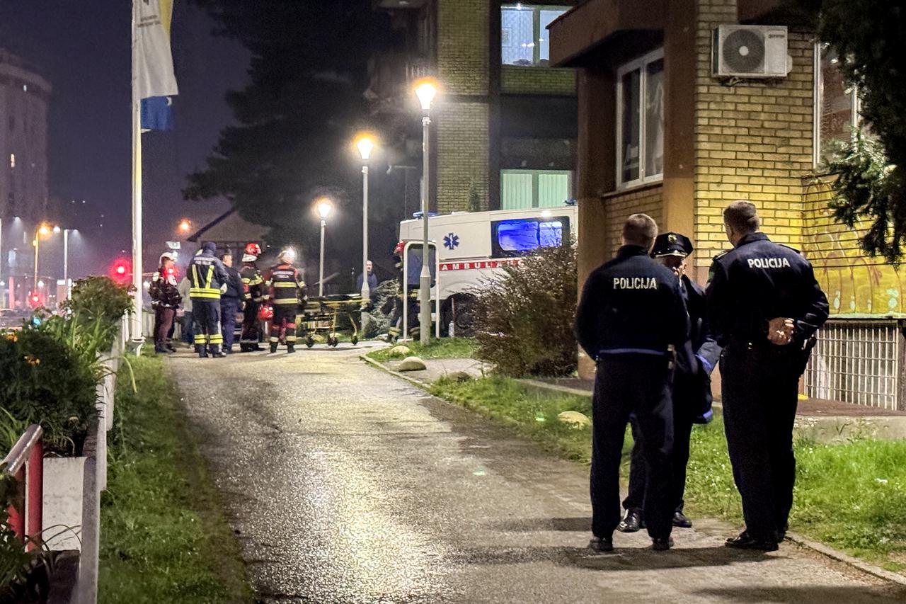 Požar u Tuzli u Domu penzionera