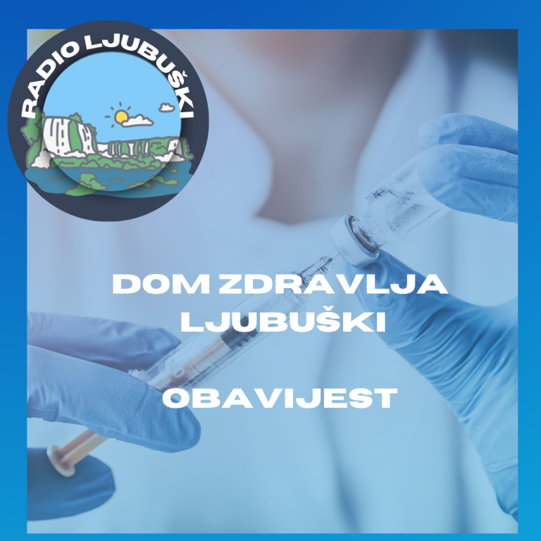 DZ Ljubuški:Obavijest o početku cijepljenja protiv sezonske gripe
