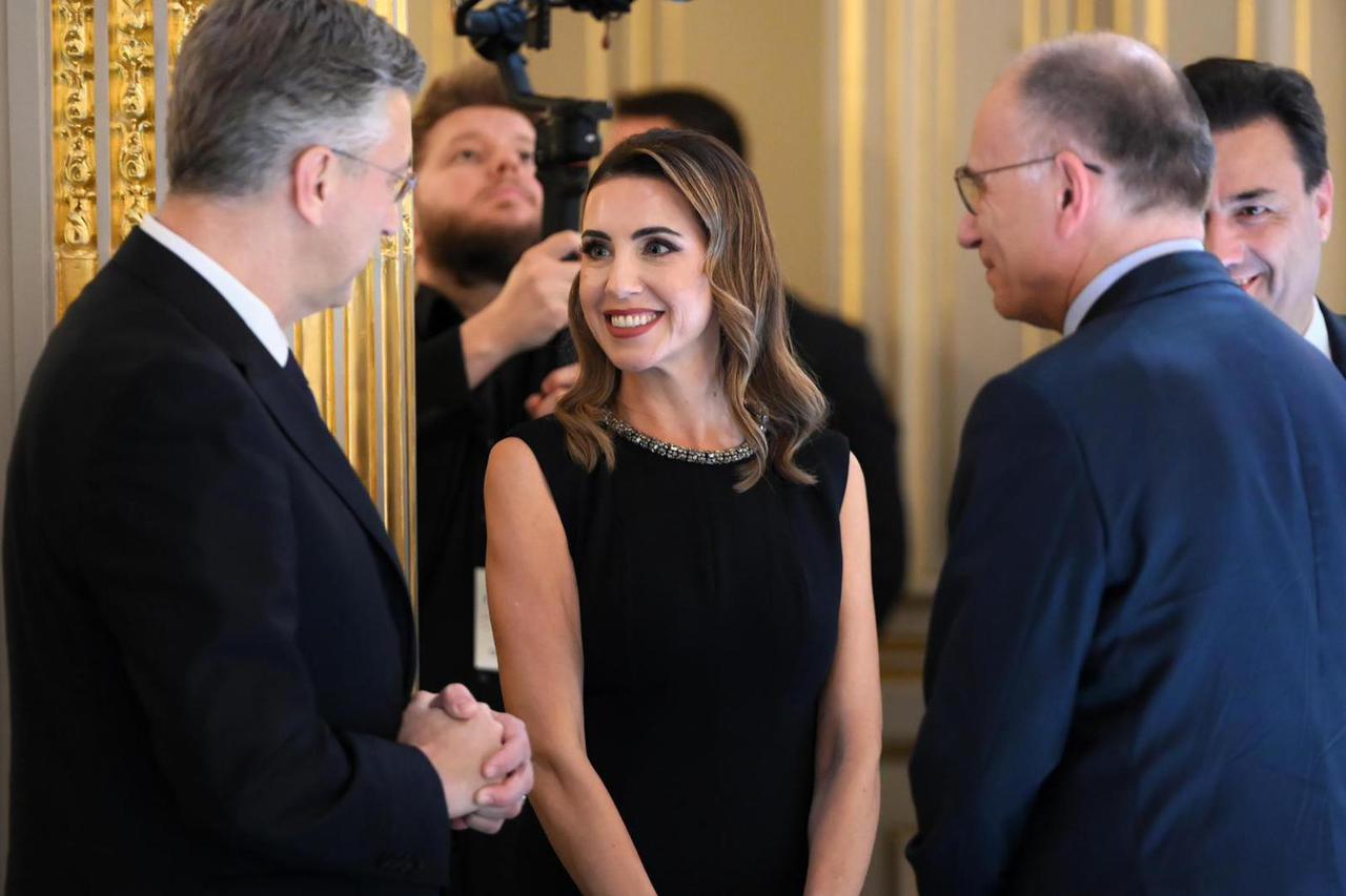 Ana Maslać i premijer Plenković