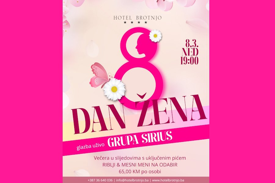 HOTEL BROTNJO – DAN ŽENA 2026