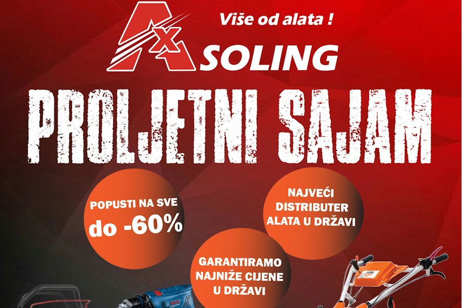 AX-Soling proljetni sajmovi stižu u Hercegovinu!!!