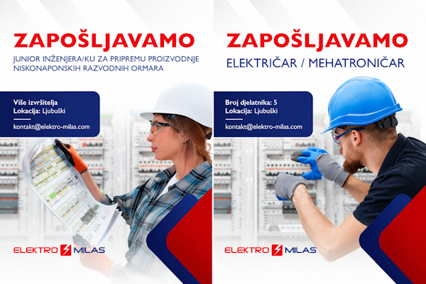 Elektro Milas zapošljava