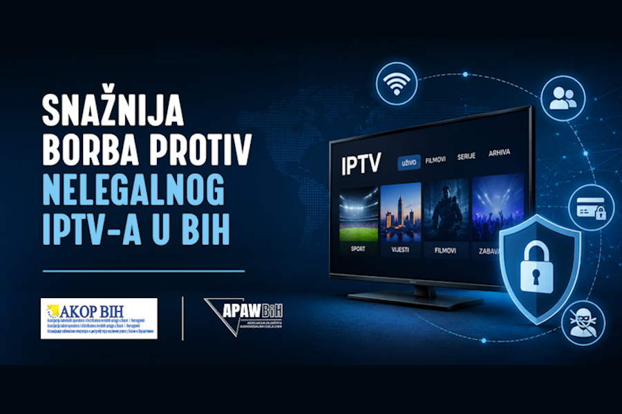 AKOP BiH i APAWBiH potpisali Protokol o suradnji Zajednička borba protiv ilegalnih IPTV operatera u BiH AKOP BiH i APAWBiH potpisali Protokol o suradnji Zajednička borba protiv ilegalnih IPTV operatera u BiH