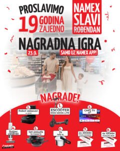 NAMEX SLAVI 19. ROĐENDAN NAMEX SLAVI 19. ROĐENDAN
