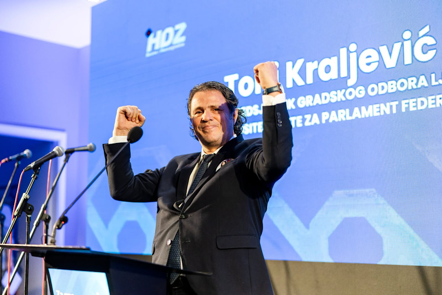 Snažan izborni rezultat:  Toni Kraljević potvrdio političku težinu i dobio najviše glasova među kandidatima HDZ-a BiH na razini cijele FBiH