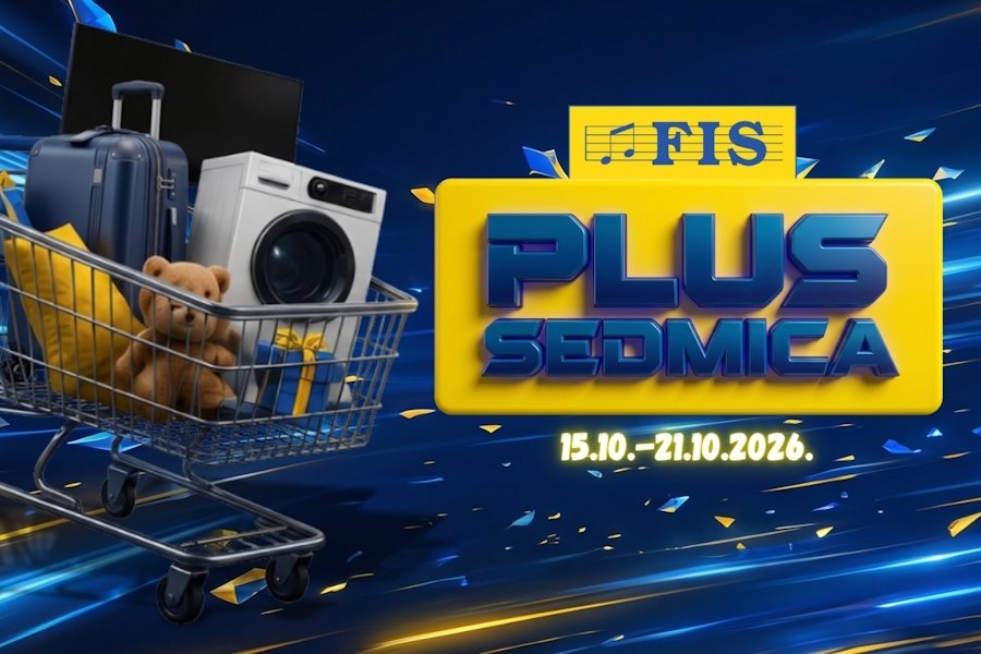 FIS PLUS SEDMICA: Odlične cijene i popusti do 40% na odabrane proizvode! FIS PLUS SEDMICA: Odlične cijene i popusti do 40% na odabrane proizvode!
