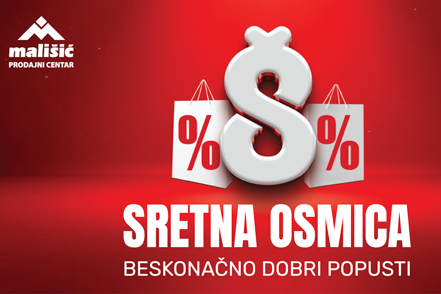 SRETNA OSMICA U PC MALIŠIĆ MEĐUGORJE – četvrtak, 08.10.2026.g. SRETNA OSMICA U PC MALIŠIĆ MEĐUGORJE – četvrtak, 08.10.2026.g.
