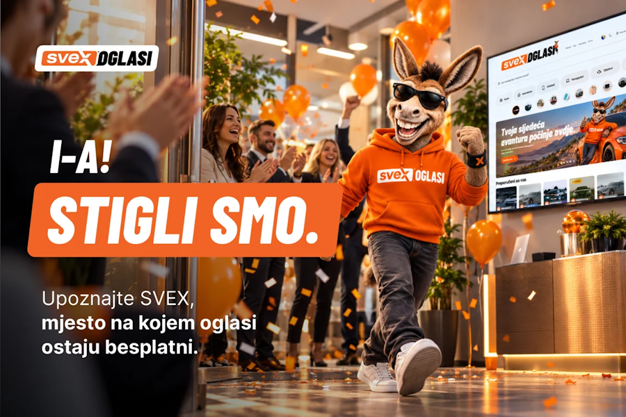 I-A! Stigli smo. Upoznajte SVEX – mjesto na kojem oglasi ostaju besplatni I-A! Stigli smo. Upoznajte SVEX – mjesto na kojem oglasi ostaju besplatni
